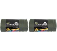 Trespass Picnic Travel Soft Touch Microfleece 120 x180cm (Pack of 2)