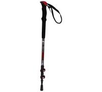 Trespass Qiklock Unisex Trekking Pole Sesto - Carbon collapsible, lightweight shaft, Qiklock lock, EVA foam handle, padded adjustable strap, carbide tip, rubber stopper