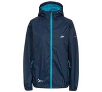 Trespass Qikpac Jacket Female, Navy, XXXL, Compact Packaway Waterproof Jacket for Women, XXX-Large / 3X-Large / 3XL, Blue