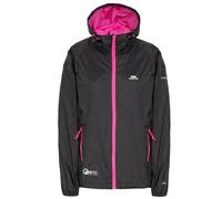 Trespass Womens Waterproof Jacket Packaway Raincoat Zip Pockets Adjustable Hood Qikpac