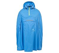 Trespass Qikpac Poncho, Cobalt, S, Compact Packaway Waterproof Poncho Adult Unisex, Small, Blue