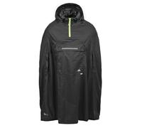 Trespass Qikpac Unisex Hooded Waterproof Packaway Poncho - Black - Black - S