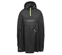 Trespass Qikpac Unisex Hooded Waterproof Packaway Poncho - Black - Size Small