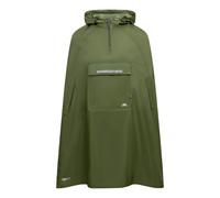 Trespass Qikpac Unisex Hooded Waterproof Packaway Poncho - Moss - S - Moss - 100% Polyamide