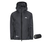 Trespass Qikpac Waterproof Packaway Jacket in Dark Grey | Size: 11-12 Years Trespass Dark Grey 11-12 Years