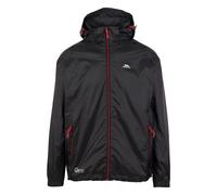 Trespass Qikpac X Unisex Packaway Jacket - Black/Red - Black/Red - M - 100% Polyester