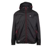 Trespass Qikpac X Unisex Packaway Jacket - Black/Red - Black/Red - XXS