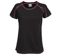 Trespass Quick Dry Mamo Women's Outdoor Short Sleeve T-Shirt available in Black - 2X-Small