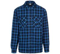 (XL, Dark Blue Check) Trespass Mens Long Sleeved Check Shirt Rapeseed
