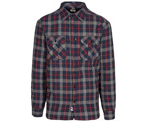 Trespass Rapeseed Mens Long Sleeved Check Shirt Casual Top