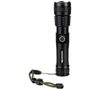 Trespass Rechargeable LED Torch - 1000 Lumens, 200M Beam Distance, 5 Light Modes, Up to 7h Charge, Aluminium Body