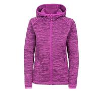 Trespass Riverstone, Cerise Marl, S, Warm Fleece Jacket with Hood 230gsm for Women, Small, Pink