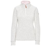 TRESPASS Ronette Womens Half Zip Fleece Jumper Sweater off white 2 Pockets