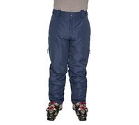 Trespass Roscrea, Navy, XXS, Waterproof Ski Trousers with Removable Braces, Ankle Zips, Gaiters & Side Vents for Men, Blue, XX-Small / 2X-Small / 2XS