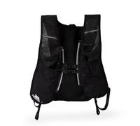 Trespass Running Vest Callise - 5L Capacity, Dual Water Bottle Carry, 4 Front Pockets, Separate Front Zip Pocket, Adjustable Whistle Buckle Sternum Straps, Hydration Pack Access, Reflective Piping