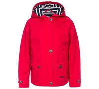 Trespass Seastream Waterproof Rain Jacket with Grown On Hood - Red, 2/3