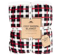 Trespass Sherpa Blanket 200cm x 140 Fleece Gift Packaging Vallon
