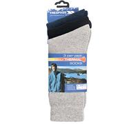 Trespass Sliced Men's Outdoor Skiing Socks available in Grey/Black/Navy 4/7