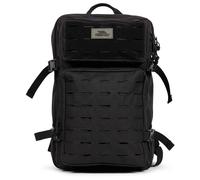 Trespass 45L Daypack Tactara - 4 Compartments, Hook & Loop/Carabiner Attachment Zones, Sternum and Waist Strap, Internal Organiser, Laptop Sleeve, Hidden Rear Pouch, Tightening Straps