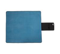 (One Size, Rich Teal) Trespass Throw Waterproof Checked Foldable Blanket