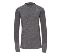 Trespass Mens Long Sleeve Active Top Timo Black Marl in Size - XL