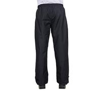 Trespass Toliland Trousers, Black, L, Waterproof Trousers with Ankle Zips for Men, Large, Black