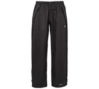 Trespass Toliland Trousers, Black, M, Waterproof Trousers with Ankle Zips for Men, Medium, Black