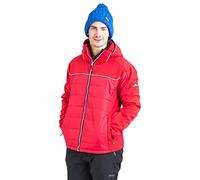 Trespass TP50 Drafted Men's Outdoor Hooded Jacket available in Red - X-Large