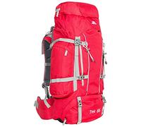 Women's Trespass Trek 66 Waterproof Treking Rucksack - Red - Size: ONE size