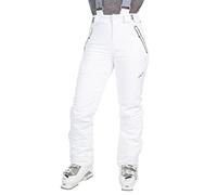 Trespass Trespass Women MARISOL Waterproof Ski Trousers with Ankle Zips & Removable Braces - White, Large
