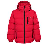 Trespass Tuff, Red, 5/6, Waterproof Jacket with Removable Hood for Kids / Boys, Age 5-6, Red