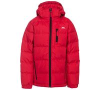 Trespass Tuff, Red, 7/8, Waterproof Jacket with Removable Hood for Kids / Boys, Age 7-8, Red