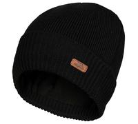 (L-XL, Black) Trespass Unisex Adult Chuck Waterproof Beanie