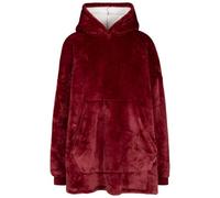Trespass Unisex Adult Cosiness Oversized Hoodie Blanket - Dark Cherry - Size: 32/38/36/34/40/30/54/56/42/44/50/48/46/52/24/28/10/16/18/20/22/26/2/4/8/