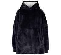 Trespass Unisex Adult Cosiness Oversized Hoodie Blanket - Navy - Size: 32/38/36/34/40/30/54/56/42/44/50/48/46/52/24/28/10/16/18/20/22/26/2/4/8/12/6/14