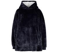 Trespass Unisex Adult Cosiness Oversized Hoodie Blanket Navy (One Size)