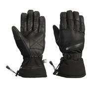 Trespass Unisex Adult Edonia DLX Leather Ski Gloves - Black - Black - XS