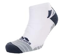 Trespass Unisex Trainer Socks Compression Elevation White 7/11