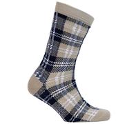 Trespass Unisex Adult Fergus Checked Socks (Soft Stone) - Size UK 7-11