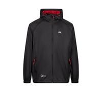 Trespass Unisex Adult Qikpac Waterproof Jacket (Black/Red) - Size 2XS