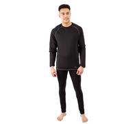 Trespass Unisex Adult Sandler Base Layer Set (Black) - Size X-Large