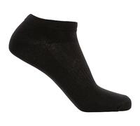 Trespass Unisex Antibacterial Trainer Socks Orbital Black 7/11
