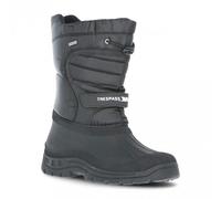 Trespass Unisex Dodo Pull On Winter Snow Boots - Black - 12 UK - Black - 34% TPU/33% Textile/33% Rubber
