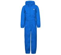 Trespass Kids Waterproof Breathable Rain Suit Button Blue 3/4