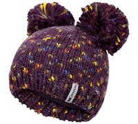 Trespass Unisex Kids Hat Ted - Cable Knit Bobble Hat, Girls Boys Children Fleece Lined Beanie, Warm Autumn Winter Wooly Hat, Kids Pom Pom Knitted Hat