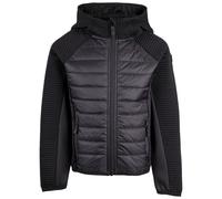 Trespass Unisex Long Sleeve Hooded Top Quilted Hybrid Fleece - Roadie
