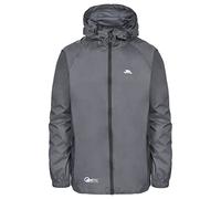 Trespass Unisex Qikpak Packaway Waterproof Jacket Grey M