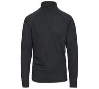 Trespass Unisex Quick Dry Long Sleeve Thermal Top Wise360 Black in Size - L