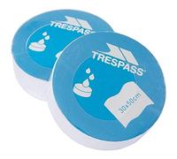 Trespass Unisex's COMPRASS 2 Compressed Towels 6cm X 2cm, After Expanding 30cm X 50cm, 100% Cotton, White, Each