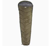 Trespass Water Repellent Sleeping Bag Doze - 3 Season, 230cm x 85cm x 55cm, 2 Way Zipper, Shoulder Baffle, Comfort: 1°C, Upper Limit: 6°C, Lower Limit: -10°C